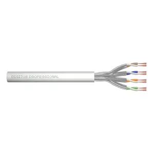 DIGITUS CAT 6A U/FTP Twisted Pair Roh-Patchkabel, 305m,grau