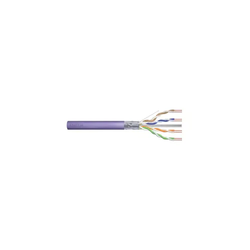 Instalacijski kabel DIGITUS (F/UTP, B2ca, AWG23/1, LSOH, 500m, na kolutu) (Ljubičasta, Cat.6)