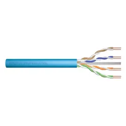 DIGITUS Cat.6A, U/UTP, B2ca, AWG 23/1, LSOH, 100m, blue installation cable