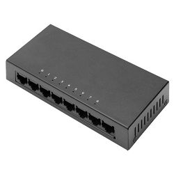 Switch DIGITUS DN-80069 (8 priključaka, neupravljani, metalno kućište)