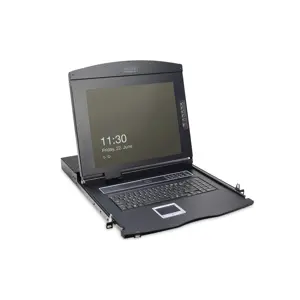 DIGITUS Modulare Konsole 17"TFT,8-Port KVM&Touchpad,Deutschl