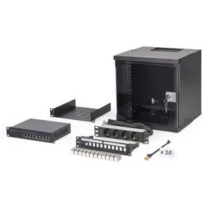 Digitus SOHO Pro network set, 254 mm (10") - 6U, 315 x 300 mm (W x D)