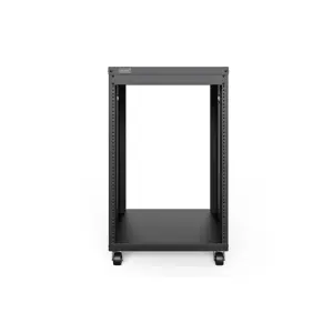 DIGITUS Universal 19-Zoll Equipment Rack mit Rollen, 16HE