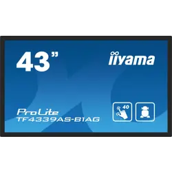 Monitor IIYAMA TF4339AS-B1AG (43 inča, 4K, Touchscreen, Crna)