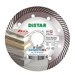 DISTAR DIAMOND BLADE GRES MASTER 125 x 1,4 x 10 x 22,23mm