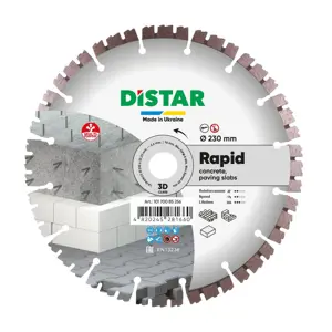 DISTAR DIAMOND BLADE RAPID 230 x 2.4/1.5 x 10 x 22.23