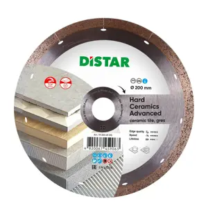 DISTAR HARD CERAMICS ADVANCED DIAMOND BLADE 200 x 1.3 x 10 x 25.4