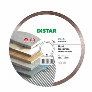 DISTAR HARD CERAMICS DIAMOND BLADE 250 x 1.6 x 10 x 25.4
