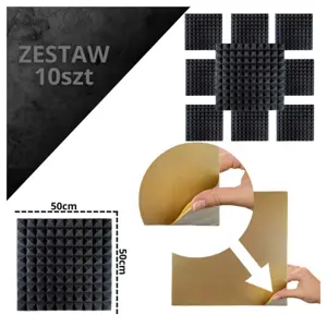 DNA AM2 BK acoustic panel set of 10 pcs. black