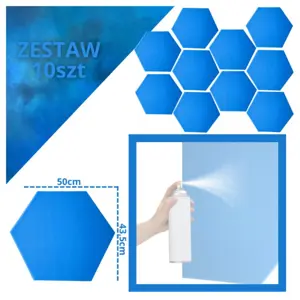 DNA AM3 BL acoustic panel set of 10 pcs. Blue