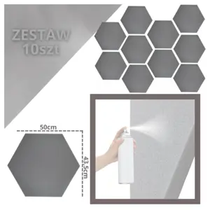 DNA AM3 GY acoustic panel set of 10 pcs. grey
