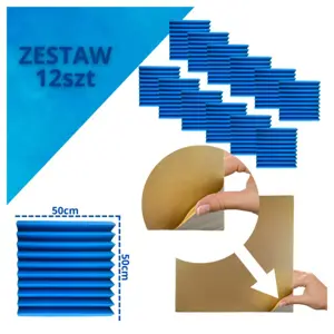 DNA AM4 BL acoustic panel set of 12 pcs. Blue