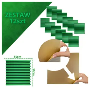 DNA AM4 GN acoustic panel set of 12 pcs. green