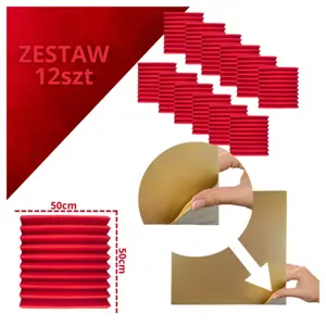 DNA AM4 RD acoustic panel set of 12 pcs. red