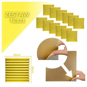 DNA AM4 YL acoustic panel set of 12 pcs. yellow