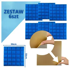 DNA AM5 BL acoustic panel set of 6 pcs. blue