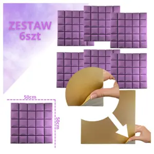 DNA AM5 PR acoustic panel set of 6 pcs. purple