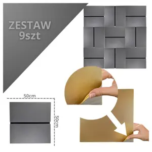DNA AM6 GY acoustic panel set of 9 pcs. grey