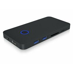 Docking stanica ICY BOX IB-DK2108M-C, USB-C na 2x USB 3.1, 1x HDMI, 1x USB-A 2.0, 1x M.2 NVMe SSD
