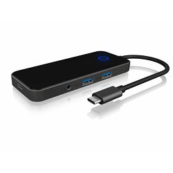 Docking stanica ICY BOX IB-DK4025-CPD, USB-C na 2x USB-A 3.0, 1x SD, 1x microSD, 1x HDMI, 1x USB-C power delivery