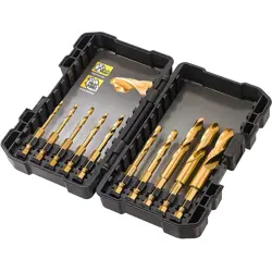 Drill bit set 10 pcs. Impact Titanium