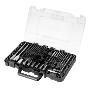 Drill bit set, sockets, 90 pcs.
