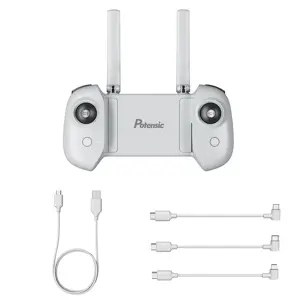 Drone remote control with gimbal, 1 USB charging cable and 3 OTG cables