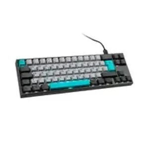 Ducky Miya Pro Moonlight TKL Gaming Keyboard for PC/Mac, MX-Brown, White LED - Dark Grey