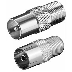 DVB-T oprema - F-konektor set F na RF metalni