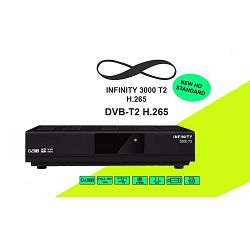 DVB-T2 prijemnik INFINITY 3000 HEVC H.265