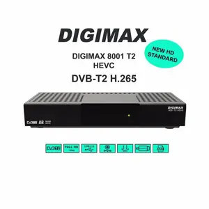 DVB-T2 prijemnik DIGIMAX 8001 DVB-T2 HEVC