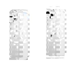 Dviced Magsafe iPhone 15 clear case - White