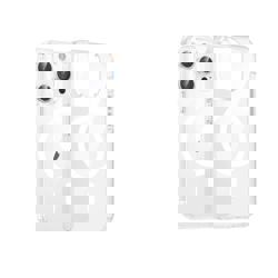 Dviced Magsafe iPhone 15 Pro clear case- White
