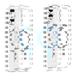 Dviced Magsafe iPhone 16 clear case - Blue