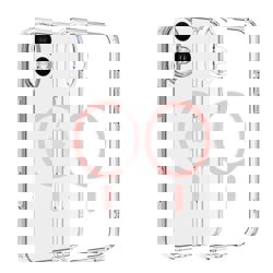 Dviced Magsafe iPhone 16 Plus clear case - Pink