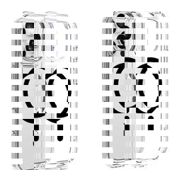 Dviced Magsafe iPhone 16 Pro clear case - Black