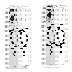 Dviced Magsafe iPhone 16 Pro Max clear case- Black