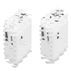 Dviced Universal travel adapter 28W - White