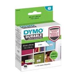 DYMO LW-Kunststoff-Etiketten 25x54mm 160 St weiĂź permanent