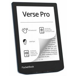 E-book čitač POCKETBOOK Verse Pro 634 (6", E Ink Carta, 16GB, WiFi, Bluetooth, Azure Blue)