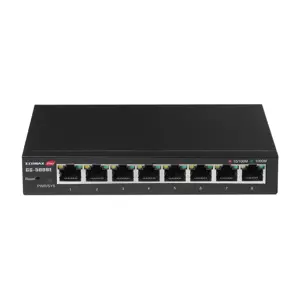 Edimax GS-5008E network switch Managed Gigabit Ethernet (10/100/1000) Black