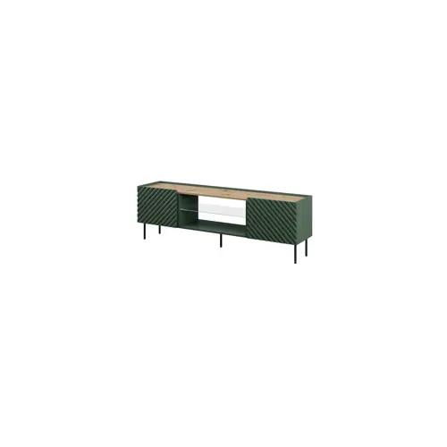 TV ormarić CAMA MEBLE EF ONDA RTV (stoji ili montira na zid, 180.5x40x58.39, zelena)