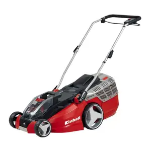 Einhell GE-CM 43 Li M Kit Push lawn mower Battery Black, Grey, Red