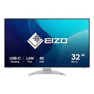EIZO FlexScan EV3240X-WT computer monitor 80 cm (31.5") 3840 x 2160 pixels 4K Ultra HD LCD White