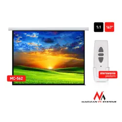 Electric motorized projector screen home cinema remote control Maclean MC-562