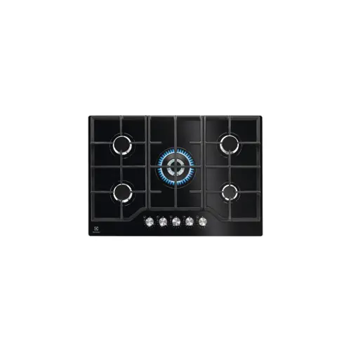 Ugradbena Plinska Ploča ELECTROLUX KGG75362K (Crna, 74 cm, 5 zona)