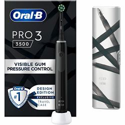Električna četkica ORAL-B Pro3 3500 crna + TC DESIGN EDITION