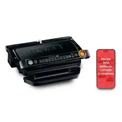 Električni grill TEFAL GC722834 GRILL OPTIGRILL+ XL BLACK