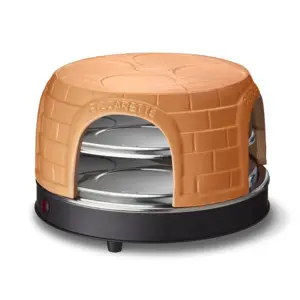 Emerio Pizza Oven, pre-bake function, 8 pers.