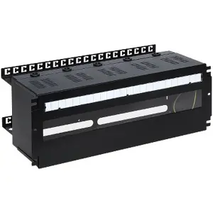Enclosure with DIN rail ARADIN3